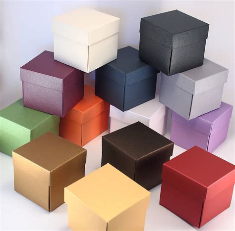 cube gift boxes with lids